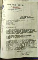 ROTARY EDINBURGH PROMOTING WORLD PEACE - 90 YEARS AGO!